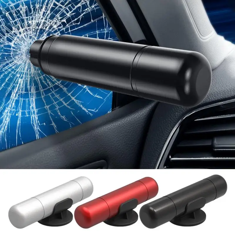 

Car Safety Hammer Car Seatbelt Cutter Portable Escape Hammer For Underwater Working Rescue 2-in-1 Escape Tool Car Accessories