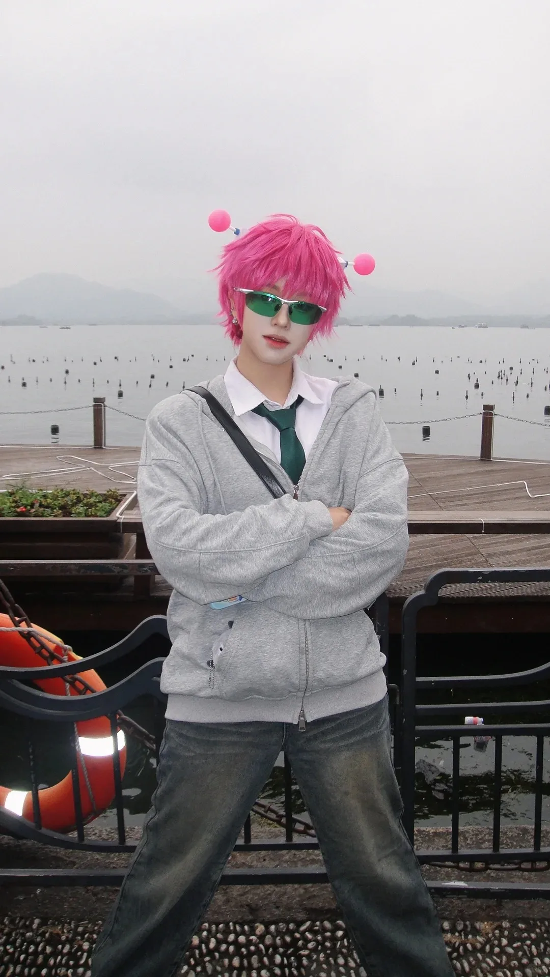 Saiki Kusuo Kopfbedeckung, Haarnadeln, Haarspangen, Cosplay, Anime, The Disastrous Life of PSI, Saiki K. Kusuo, Cosplay-Requisiten, Zubehör – Detail 6