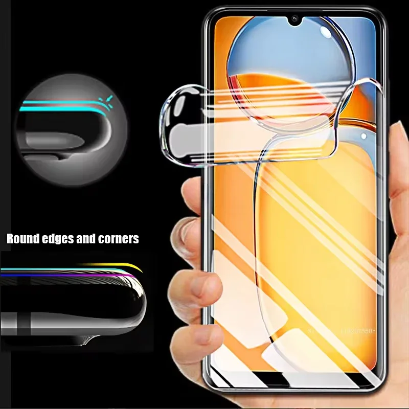 4 PCS Pellicola Idrogel Per Xiaomi Redmi 14C 10C 12C 13C 9C Protezione Dello Schermo Per Xiaomi Redmi 13 12 10A 10X 9A 9 8A 4G 14C Pellicola Morbida