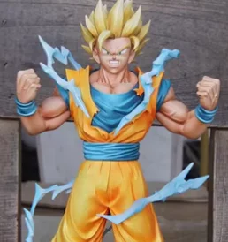 

Новая коллекционная фигурка Гоку из аниме Dragon Ball, 30 см, Супер Сайян 2 (SSJ2), ПВХ статуэтка, модель для предзаказа