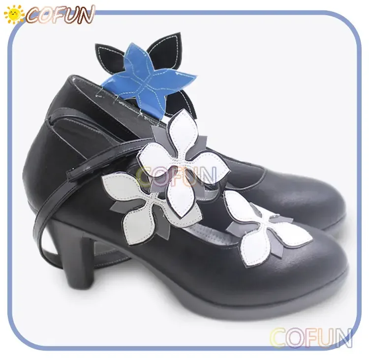 Cofun genshin impacto madame ping/guizhong botas cosplay genshin impacto madame ping sapatos tubo longo sapatos femininos jogo anime