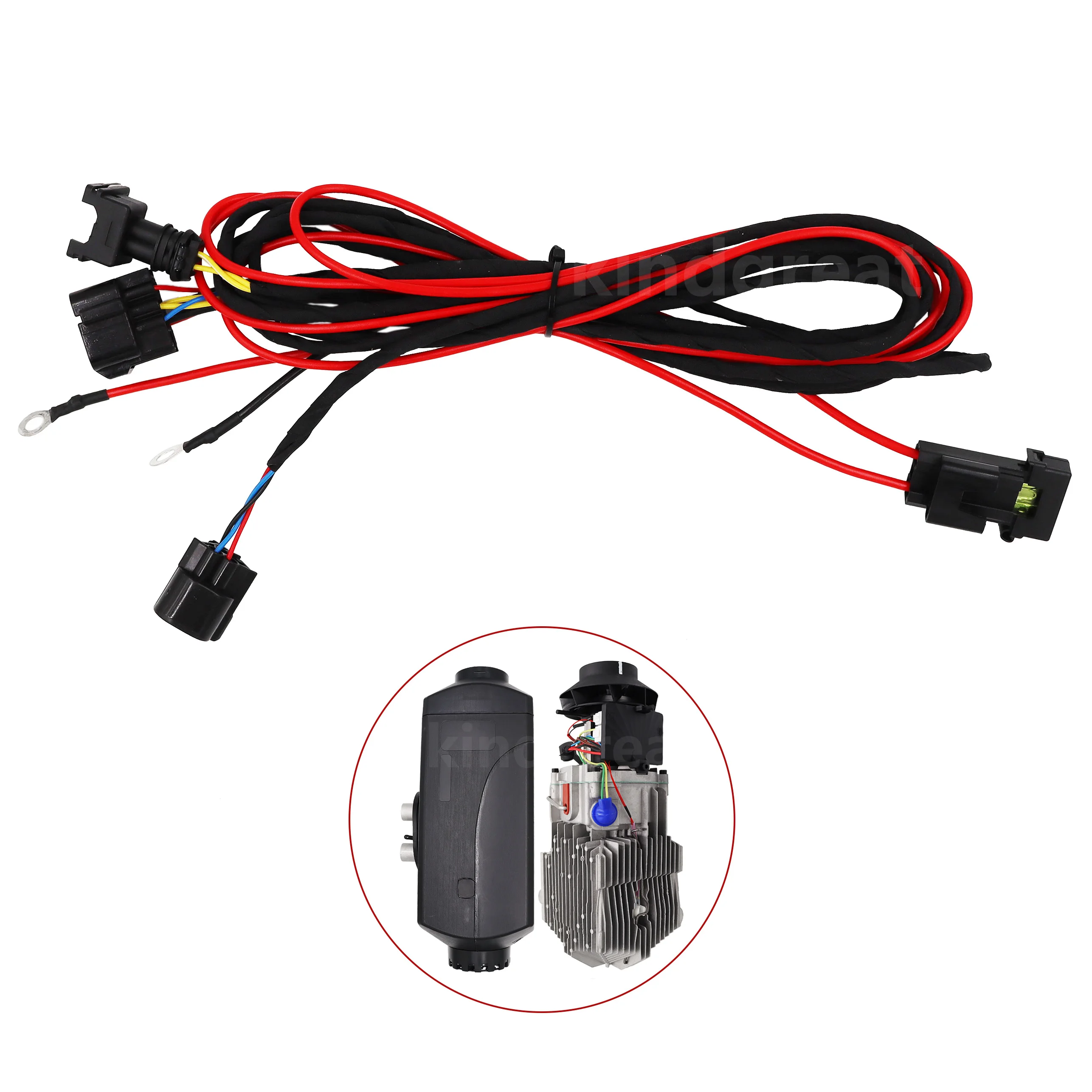 12V/24V For Chinese Air Diesel Parking Heater Similar Webasto Eberspacher 9-hole 7-wire Heater Harness Main Wire Harness