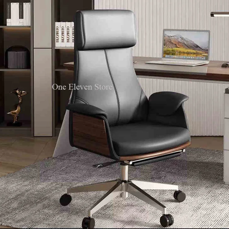 Swivel Reclining Ergonomic Chair Lounge Designer Reading Luxury Swivel Chair Bedroom Comfy Chaise De Bureaux Office Furniture