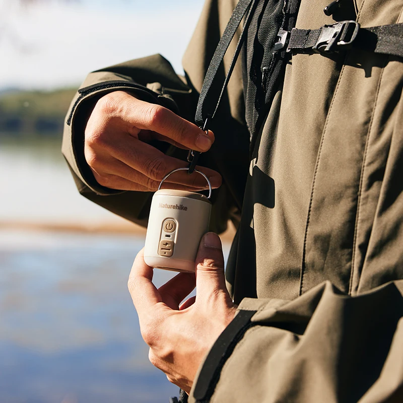 Naturehike-bomba de aire multifunción, Mini portátil, carga rápida, luz para senderismo, estera al aire libre, almohada para viaje inflable, bomba de Camping