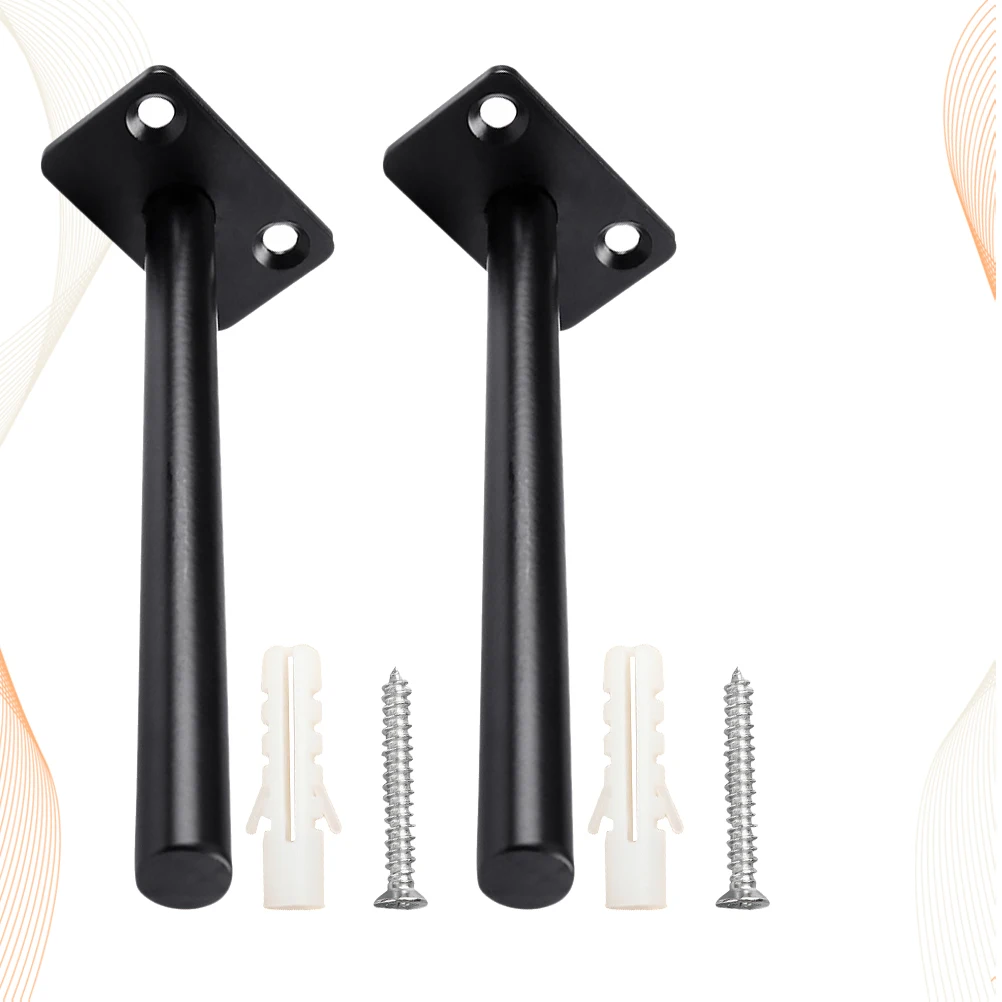 

2Pcs Hidden Shelf Bracket Wall Mounted Furniture Bookshelves Shelves Partitions Storage ganization Hardware