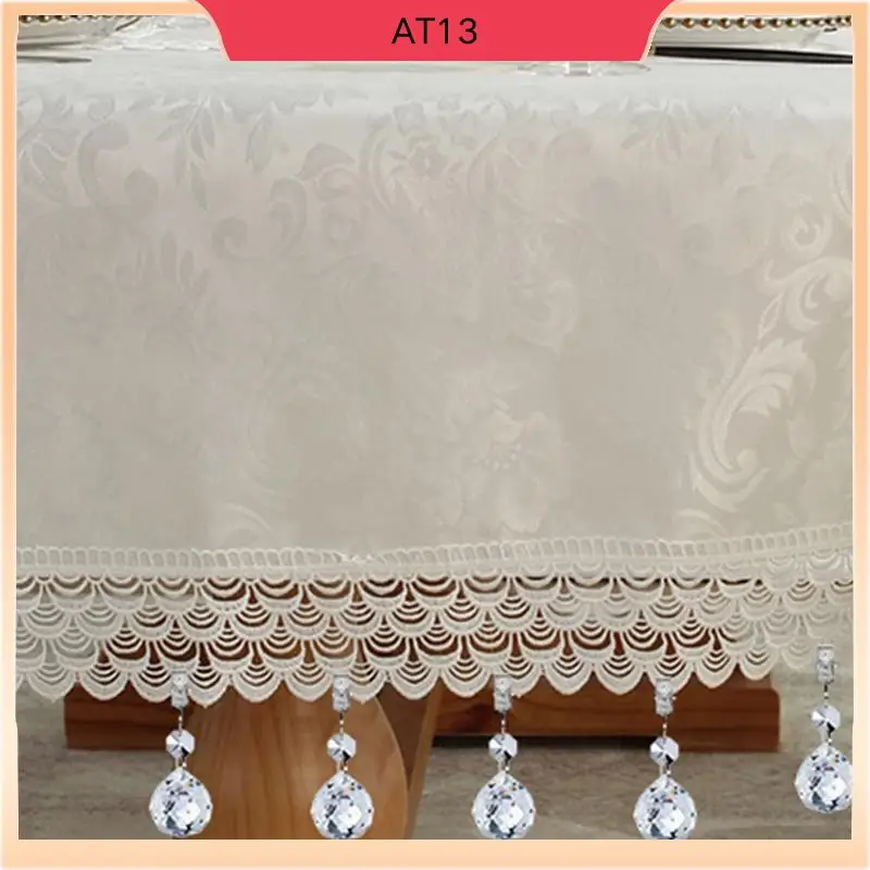 

AT13 8Pcs Tablecloth Weights Heavy Crystal Tablecloth Weight Hangers Pendants For Hold Curtains Shower Curtains Garden