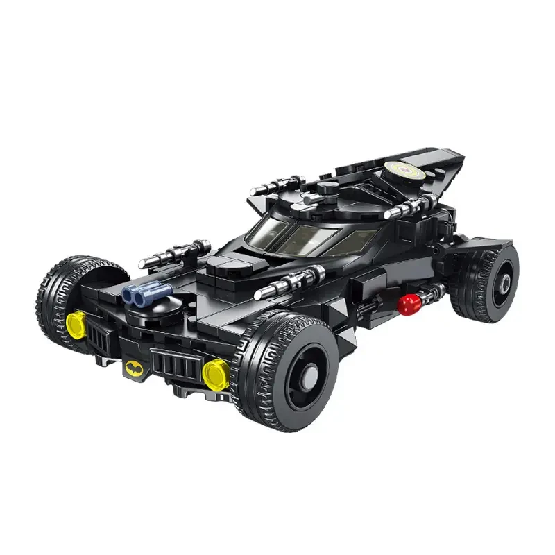 BatMobile – blocs de construction de véhicules de course techniques, 328 pièces, films de course de vitesse avec figurines, Collection de modèles, jouets, cadeau pour adultes