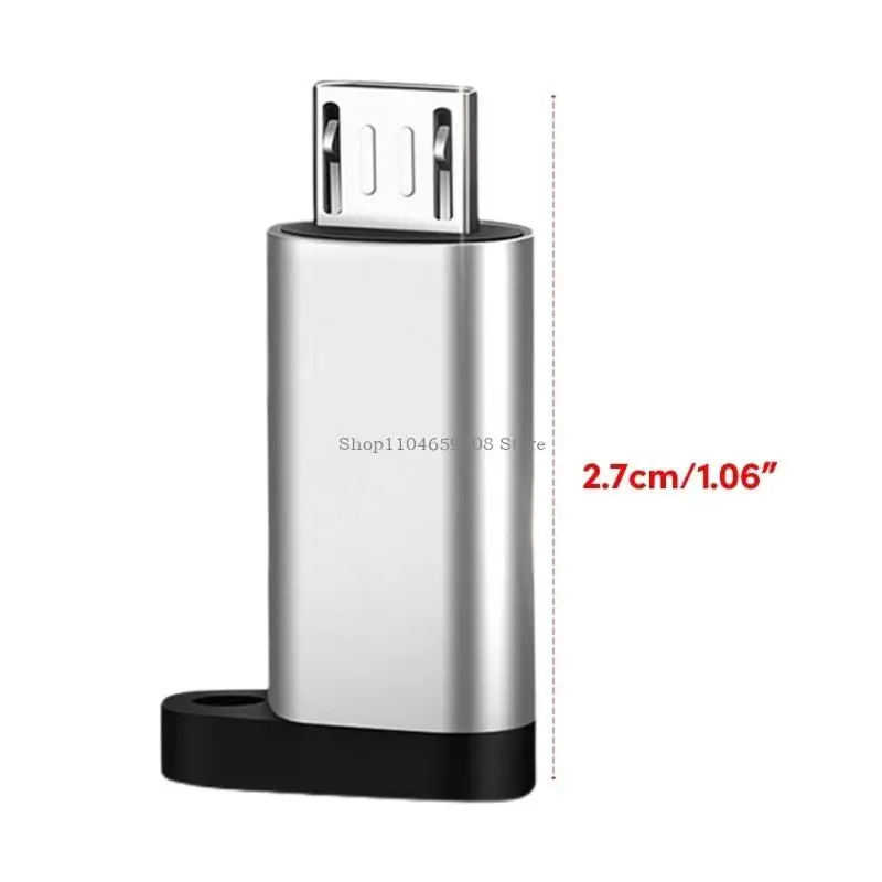 Adaptador celular com cordão portátil USB C a Micro USB Adaptador USB Conversor