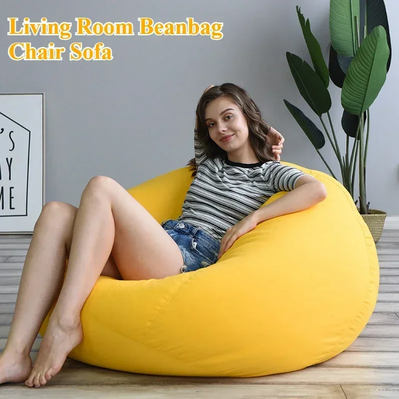 Bean Bag Sofa Chair Soft and Comfortable Easy to Move Living Room Bedroom Small Apartment Sofa Single Balcony Lounge Chair Sofa