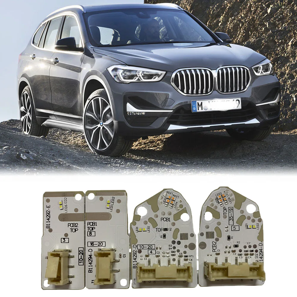 

White Lightsource Daytime Running Lights Boards For 2020-2022 BMW X2 F39 X1 F49 LCI F48 DRL LED Headlight DRL Replace OEM White