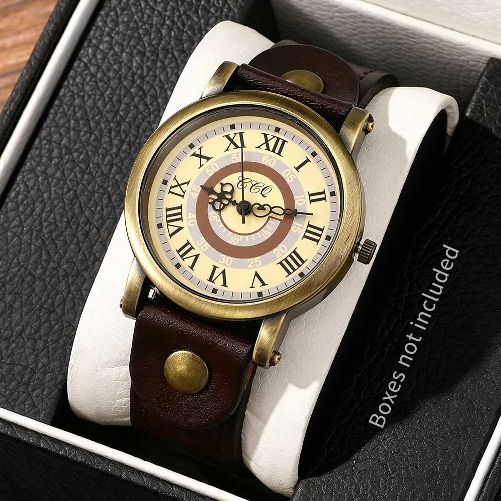 1Pc Handsome Men's Quartz Watch Valentine's Day Birthday Father's Day, Gift Eid Al Adha To Friends
