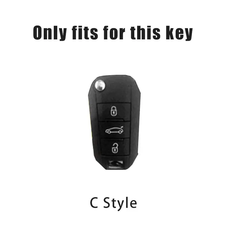 Car Key Case Cover Zinc Alloy Protection Shell Keychain Pendant For DS DS3 DS7 DS5 DS6 DS9 New Energy DS4 Dias Keyring Accessory