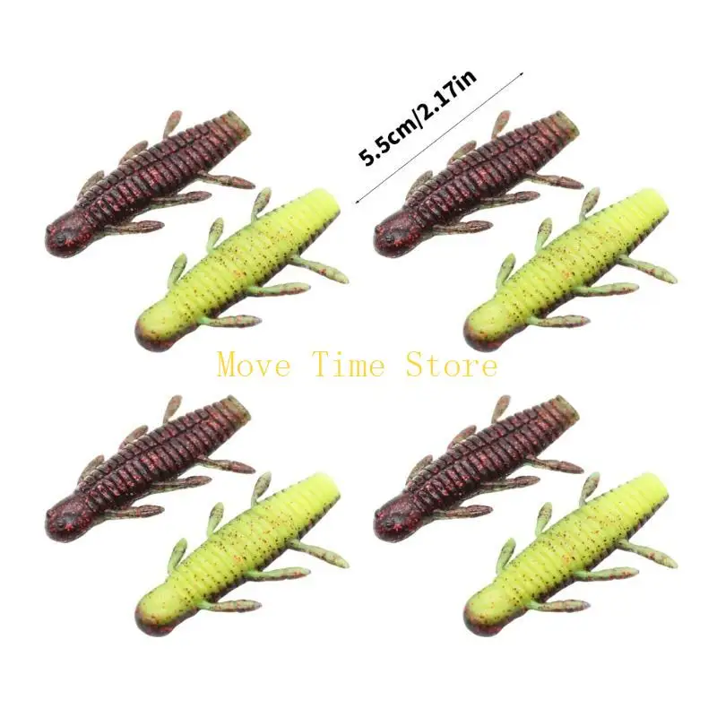 92me غرق الدودة الطعوم الناعمة تضيف الملح الرائحة السمكية الطعوم الاصطناعية لصيد سمك السلمون المرقط #6