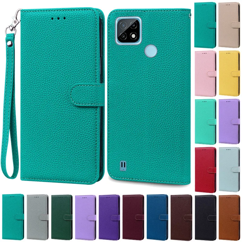 RealmeC21Y C21 Y C 21Y Case Silicone Wallet Flip Phone Case For OPPO Realme C21Y Case RMX3261 Coque For Realme C21Y Phone Cases