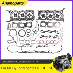 Engine Parts Full Head Gasket Set Fit 3.3 3.5 L G6DH G6DC G6DF G6DM For Hyundai Santa Fe Kia Sorento Sedona 3.3L 3.5L V6 Gas