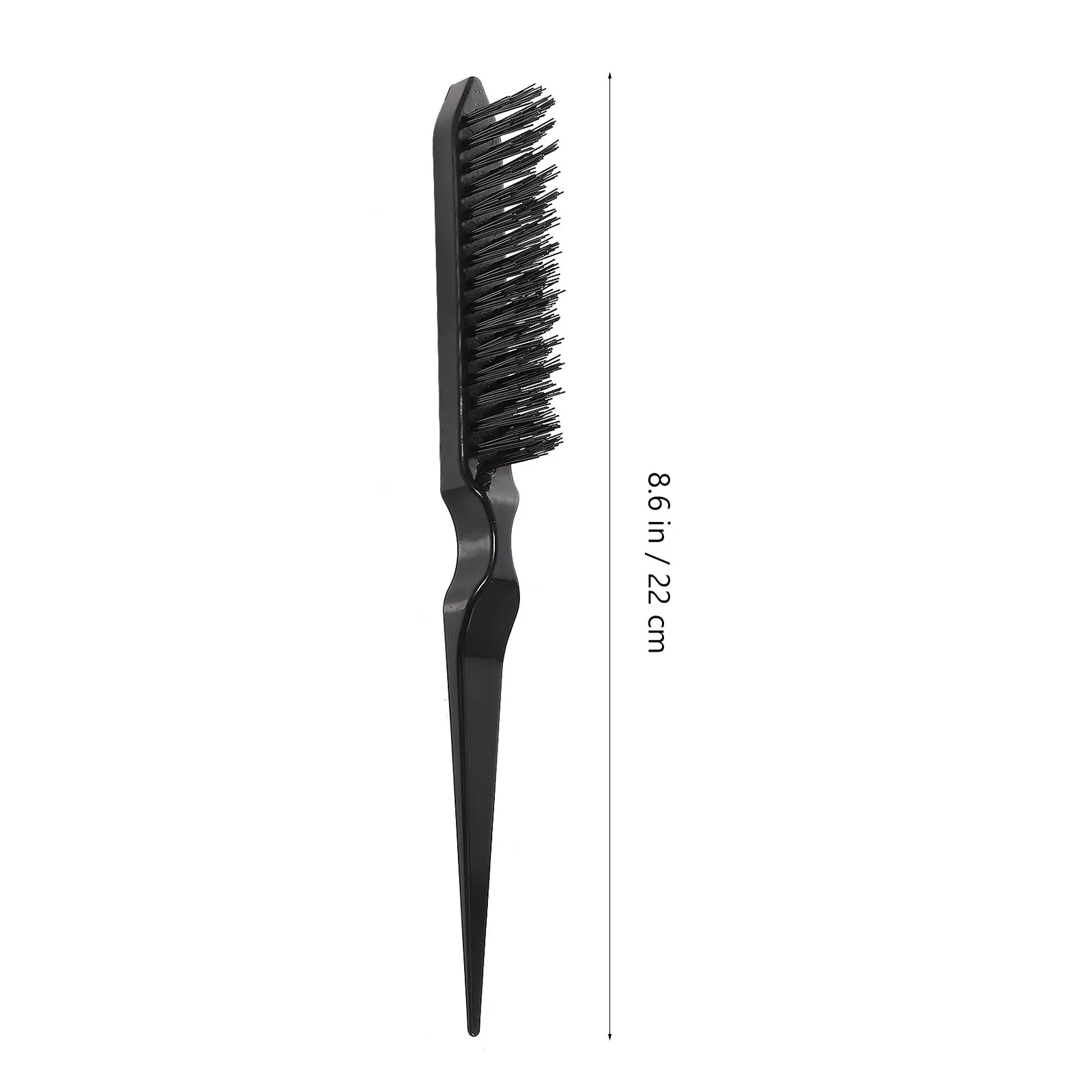 6Pcs Three Row Teasing Hair Brush for Volume Boost Easy Use Ergonomic Handle Lightweight Travel Friendly Professional Styling