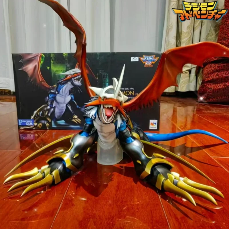 Figura Megahouse Digimon bitwa tyranozaura stal Garuru anioł bogini bestia Omega zabawka prezent urodzinowy