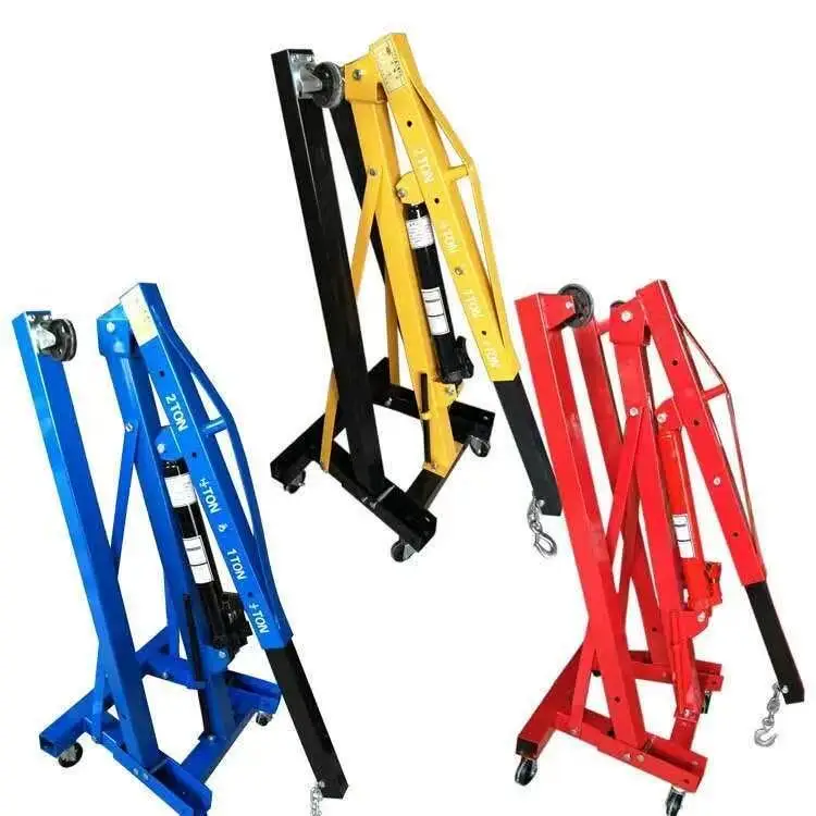 

【Hot】2T Folding crane for car repairment