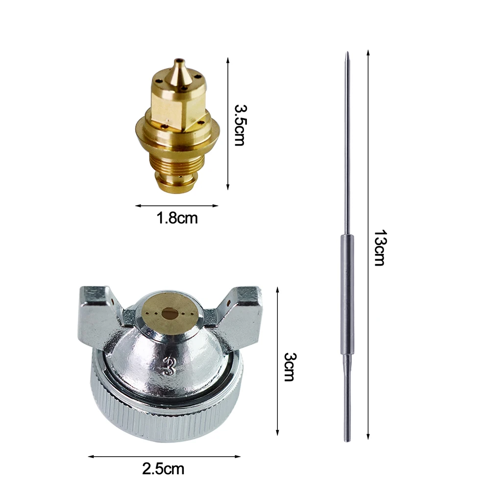 F75 Paint Spray Gun Nozzle 1.5mm Paint Sprayer Nozzle Kit Set Nozzle&Needle&Atomization Cap Original Accessories