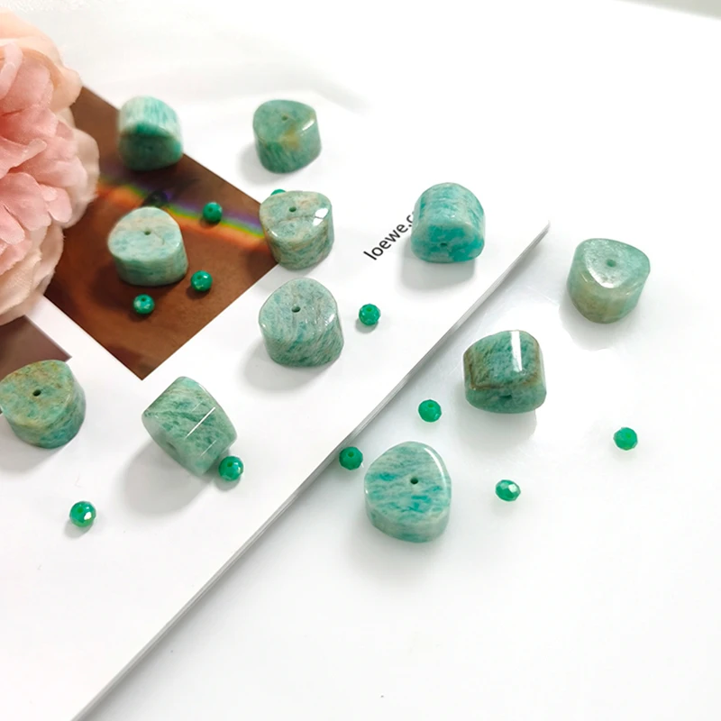 

10x15mm High Quality Natural Green Amazonite Facet Stone Beads Gemstone Beads Jewelry Made Bracelets NecKLaces Earring Pendants