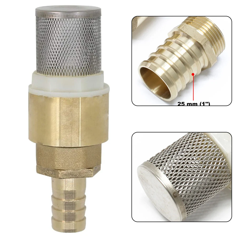 Check Valve Water Microfilter Anti-wear Brass Stainless Steel Car Wash Garden Irrigation Strainer Sprayer Pump