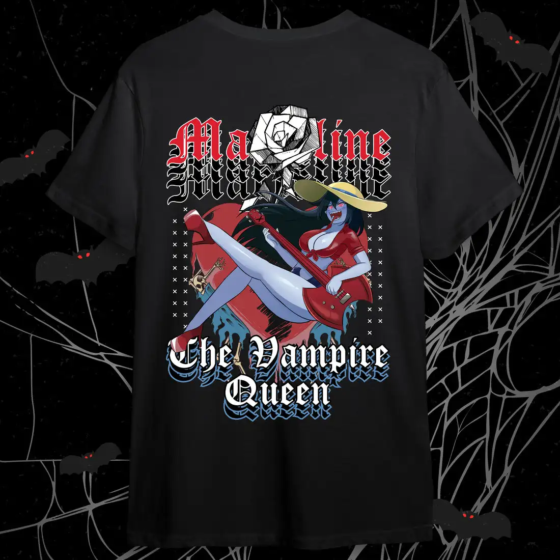 Marceline the Vampire Queen Shirt Unisex Anime T-Shirt 100%Cotton Manga Tee