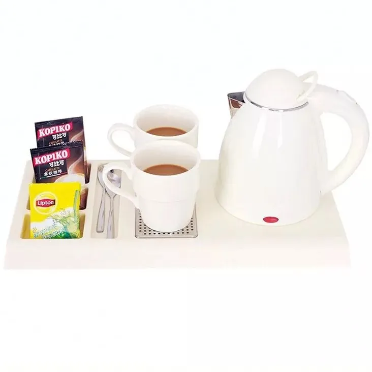 

Hotel-Small Double Deck Electric Kettles Portable 304 Stainless Steel Automatic Welcome Tray Chinese Kitchen Household