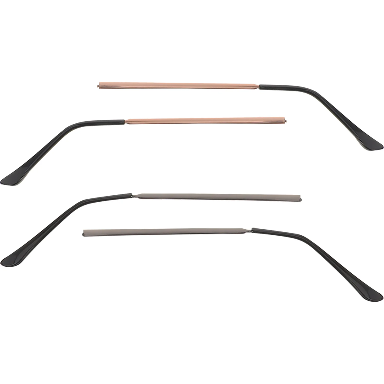 

2Pair Metal Eyeglasses Arms Replacement Legs for Rimless Frames Secure Fit Durable Construction Easy Installation