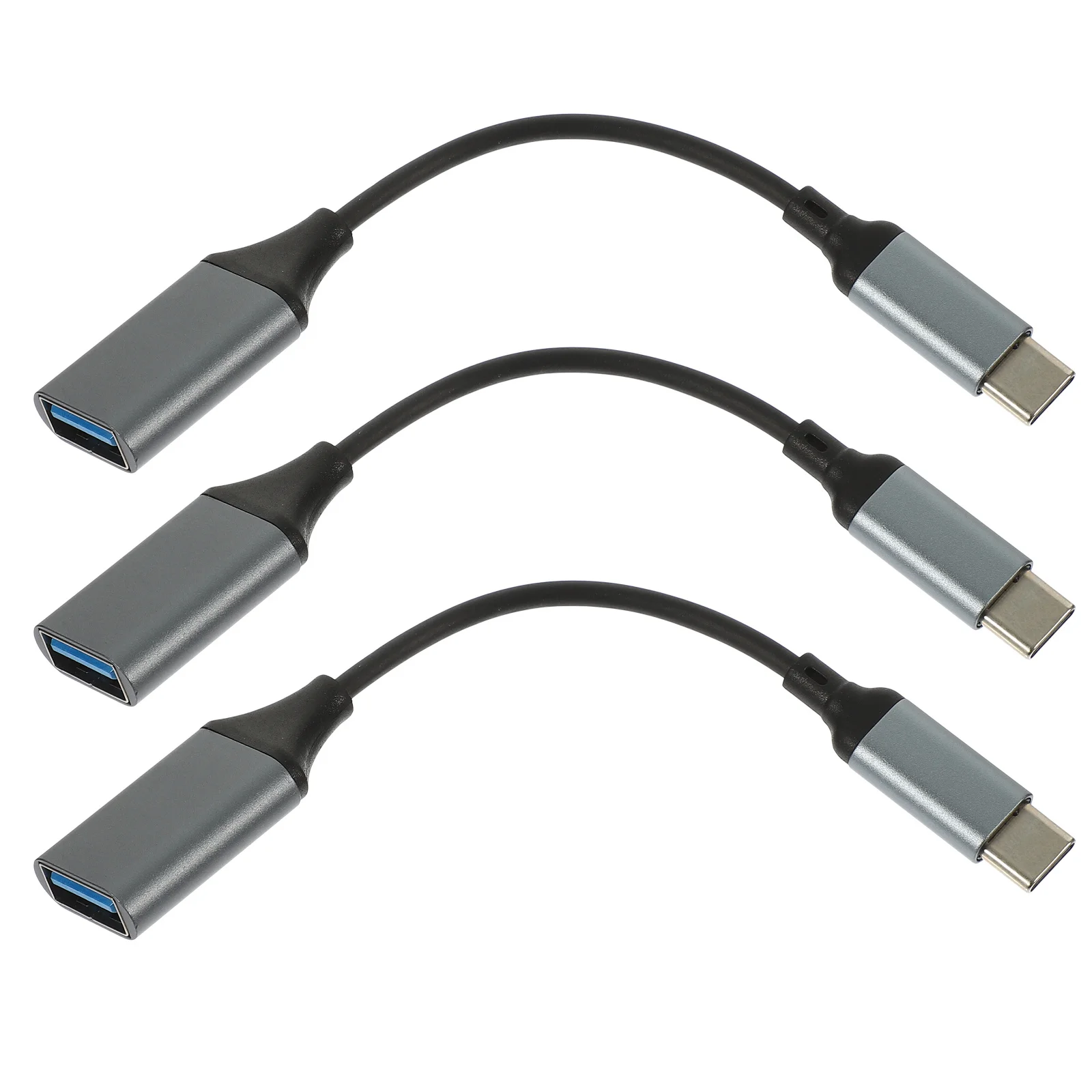 

3Pcs Data Cable USB C to USB 3.0 Adapter Converter Female Otg for Type C Devices Flash Drive Hard Drive Keyboard Mouse Support