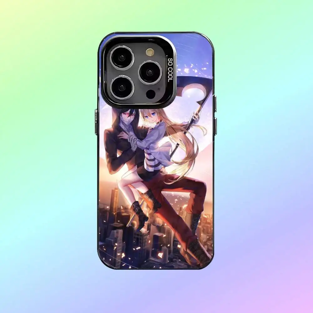 Etui na telefon A-Angels of Anime Death do iPhone'a 17, 16, 15, 14, 13, 12, 11 Plus, Pro Max, kolorowe, srebrne etui na tył telefonu
