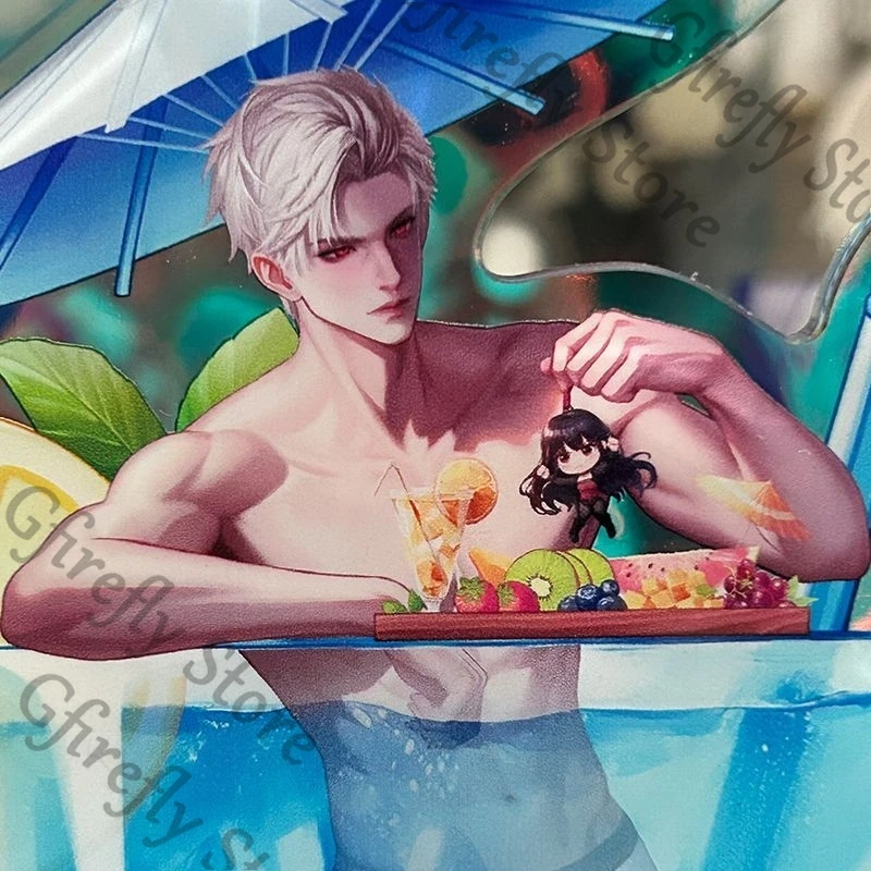 Love and Deepspace Acrylic Standing Plate Sylus Anime Decoration Creativity Indicative Board Gorgeous Show Stand Birthday Gift