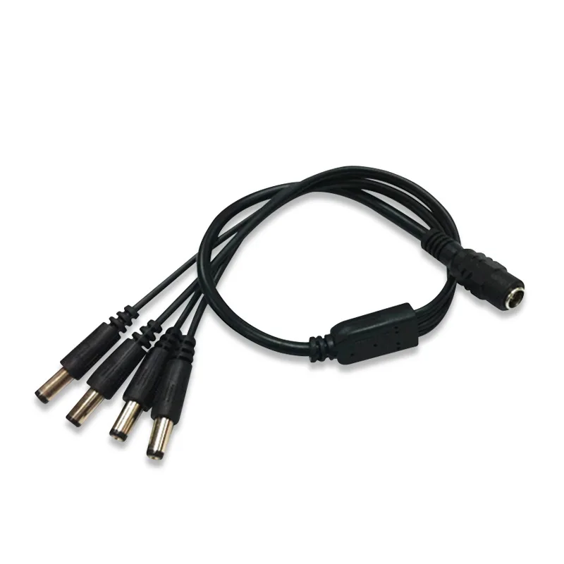 DC Power Charging Cable Splitter 5.5 x 2.1mm 1 in 2 4 8 Out Wire Splitter POE CCTV Tester IP Camera Plug Adapter Extend