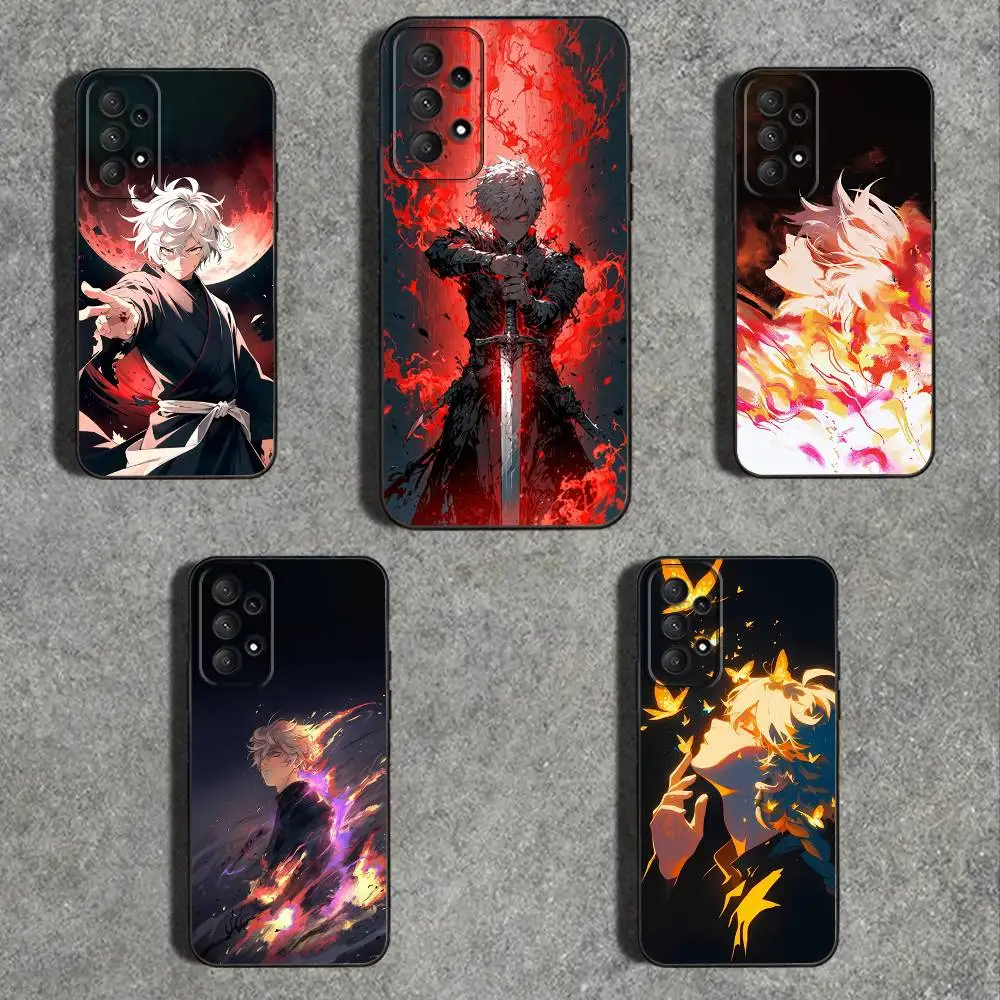

Hell P-Paradise J-Jigokuraku Phone Case For Samsung Galaxy A73,31,32,72,41,53,52,71,22,5G,Note,J7,8,9 Soft Black Cover