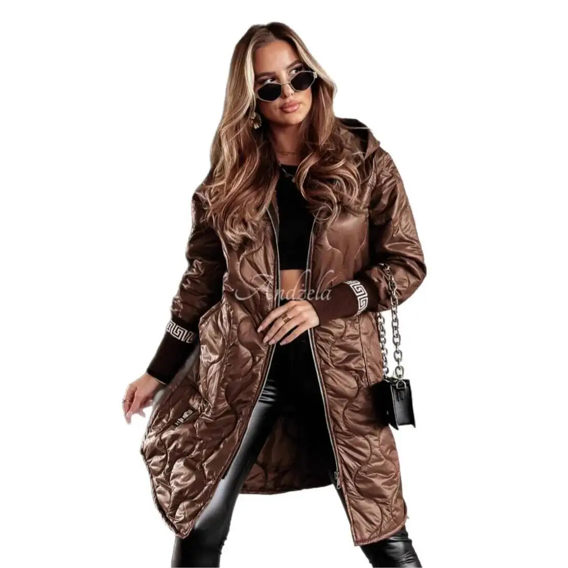 Herbst Winter 2025, neue Damen-Jacke im koreanischen Stil, geprägtes Design, leichte, schlankmachende Baumwolljacke