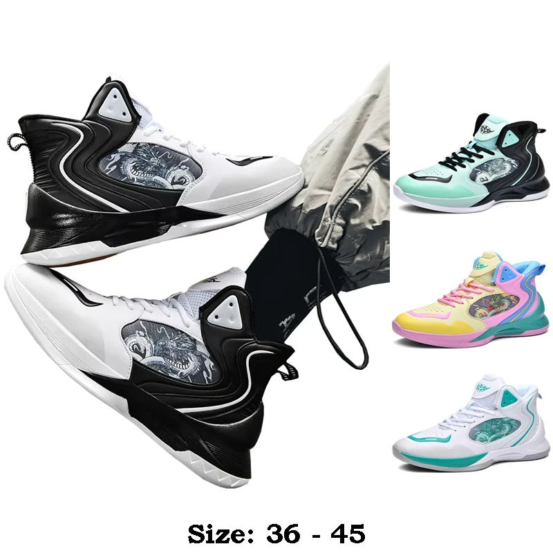 

High quality casual sport shoe for men and women new 2025 size 36 45 comfortable outdoor running basketball Sneakers shoe print