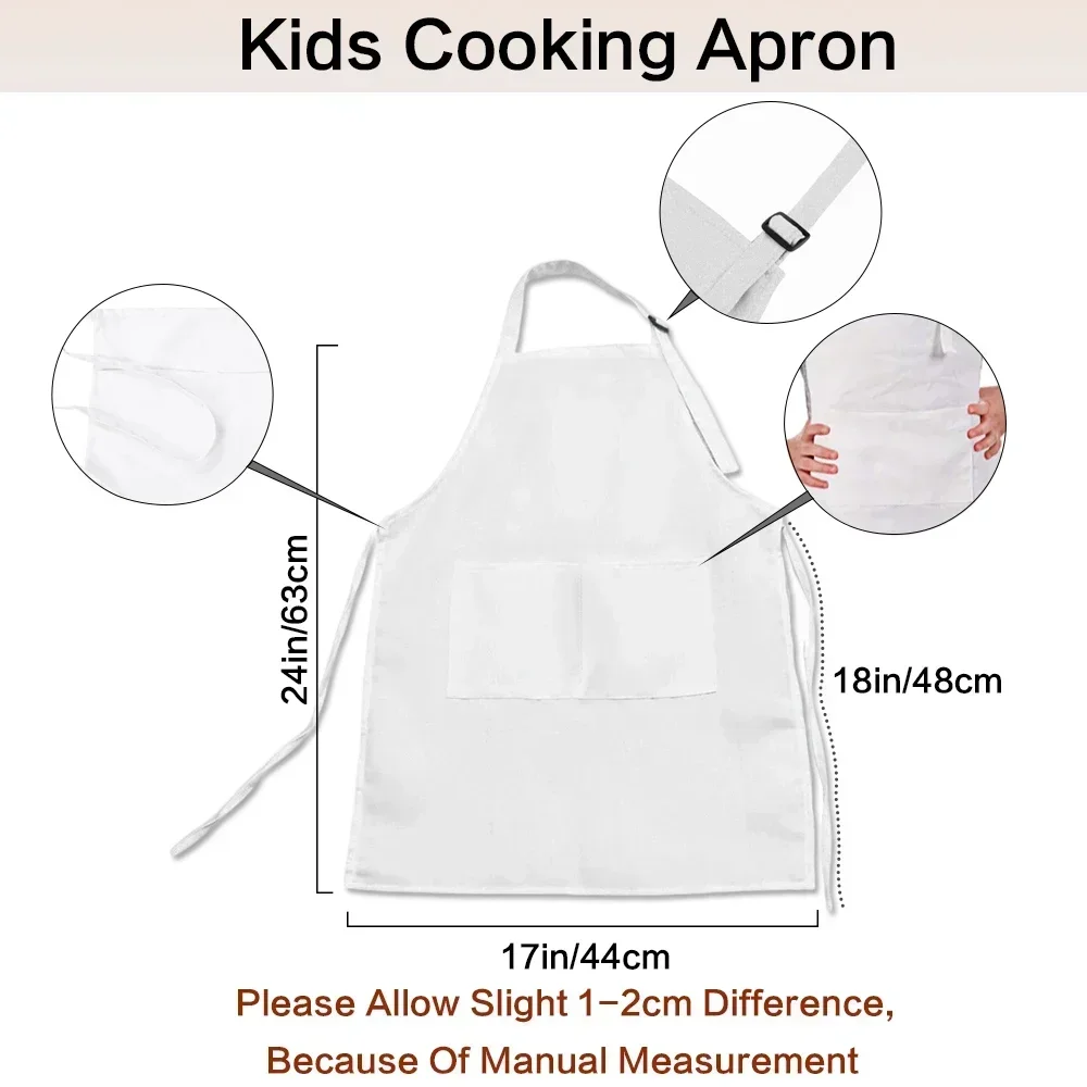 Personalized Kids Apron Cooking Kitchen Apron Safari Animals Initial and Name  Apron for Children Girls Boys Cooking Apron Gift