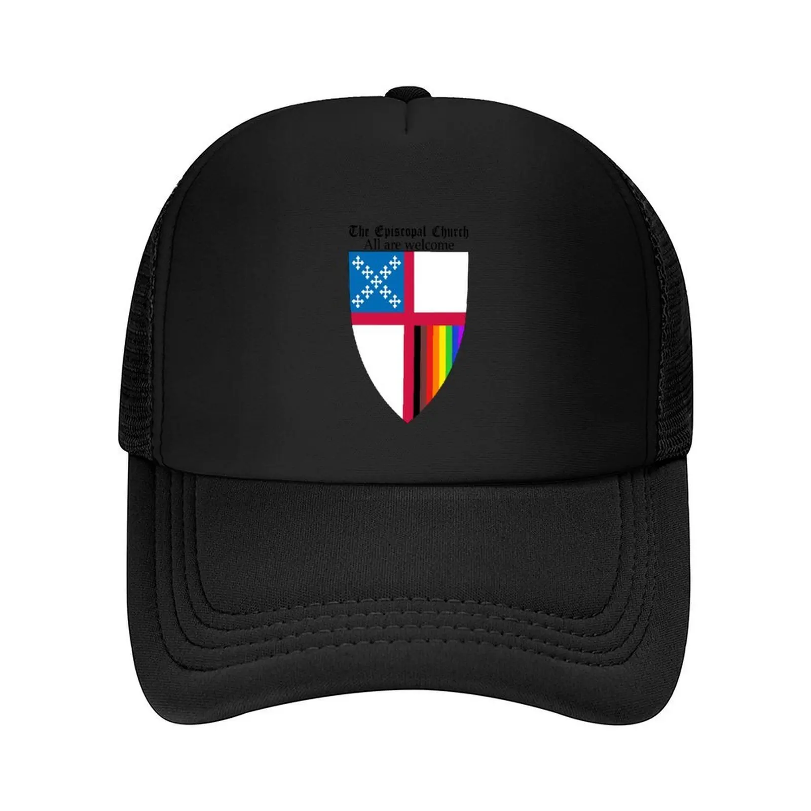 

Episcopal Church Shield with 8 Colours Rainbow Pride 2 Baseball Cap western Hat foam party Hat custom Hat fun hats Woman Men's
