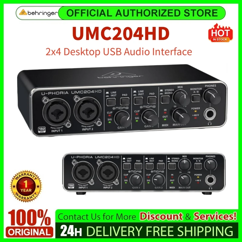 Behringer u phoria umc204hd-AliExpress