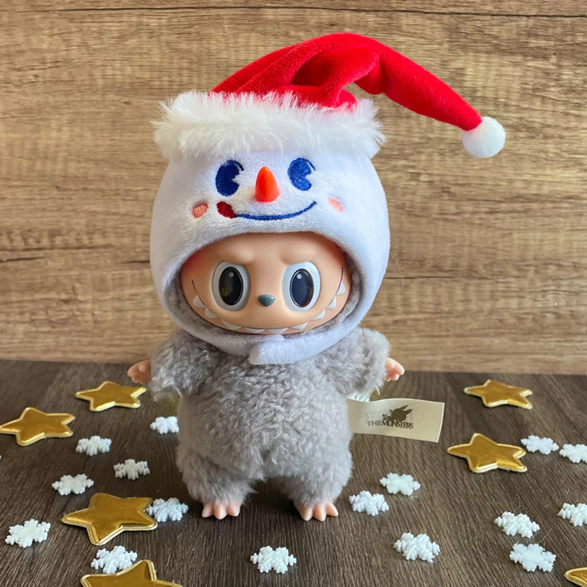 Labubu ชุดหูฟังหมวกผ้าฝ้ายตุ๊กตาอุปกรณ์เสริม Headwear Ido ตุ๊กตาเสื้อผ้าน่ารัก DIY ของขวัญ