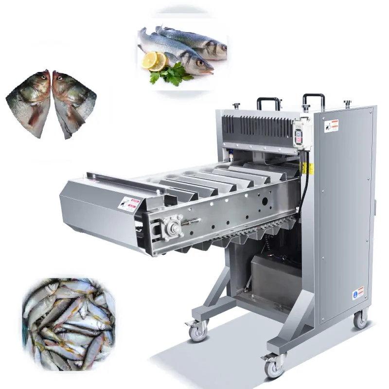 Premium Automatic Fish Head Cutting Machine Stainless Steel Commercial Fish Chopper