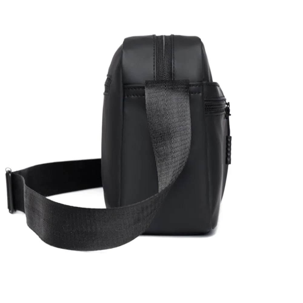 

Single Shoulder Men's Shoulder Bag Large Capacity Multi-Pockets Man Messenger Bag Square Fabric Nylon Crossbody Bag Hiking