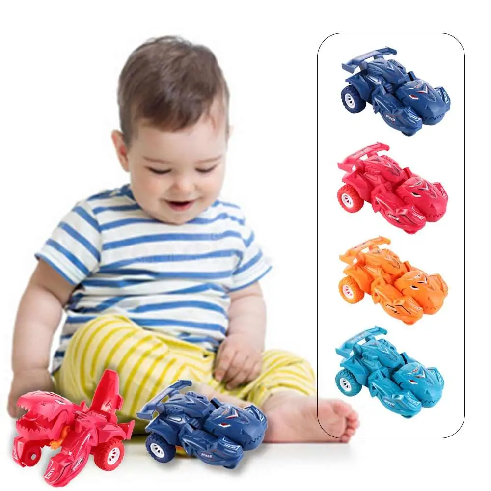 Dino Car Vehicles Toy Pull Back Car Dinosaur Deformation Car Dinosaur Robot Car Toy Transformer Dinosaur Car Deformation Car