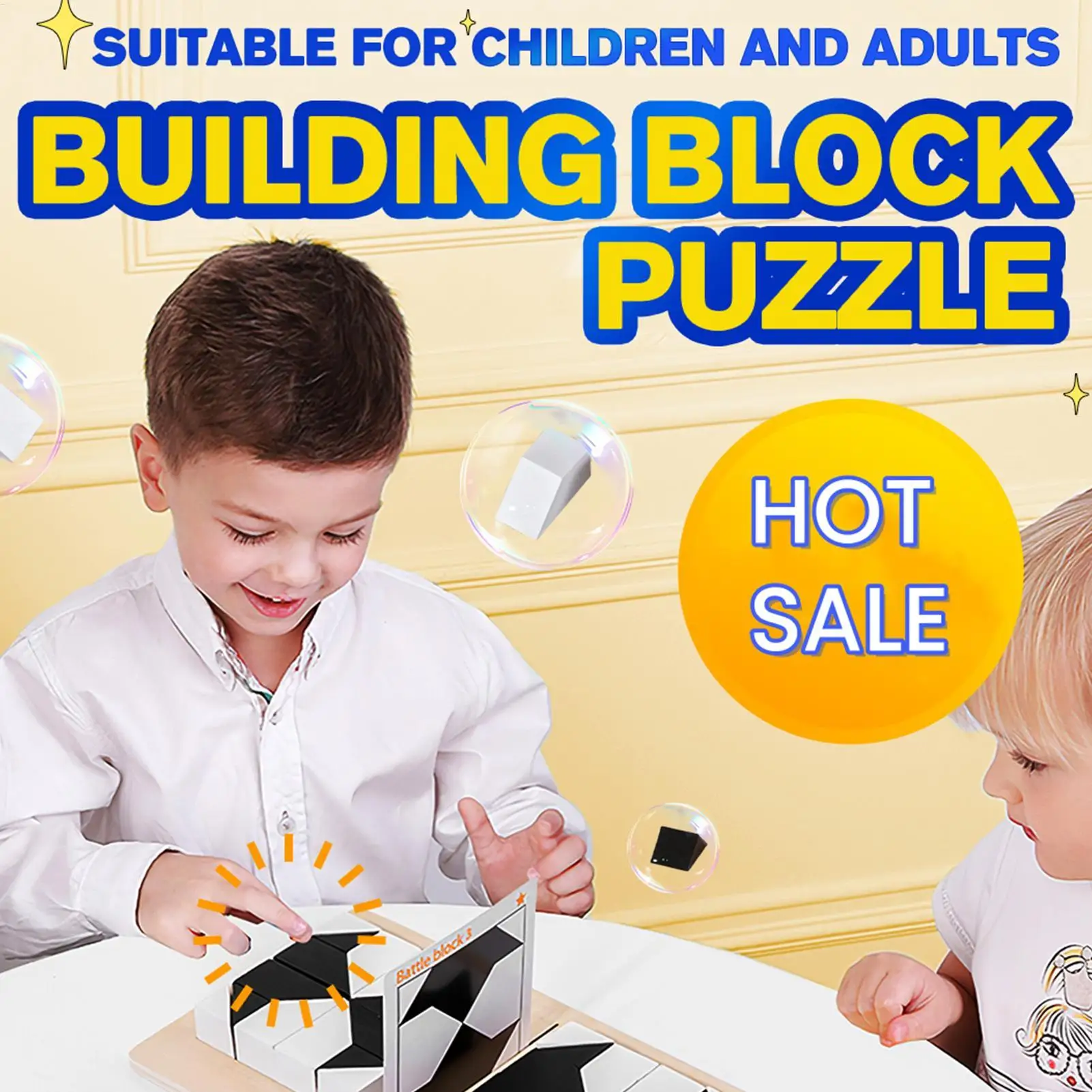 Wooden 3D Jigsaw Puzzle Montessori Geometric Shape Puzzles Building Blocks Kids Educational Logical Thinking Training Kids Gift