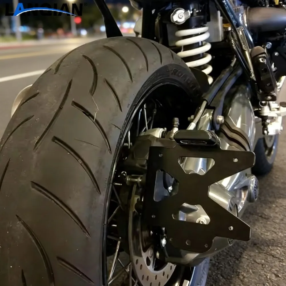 

2025 2026 R9T R12 R Nine T Motorcycle Side License Plate Bracket With License Plate Lights For BMW R12 / nineT / G / S 2023 2024