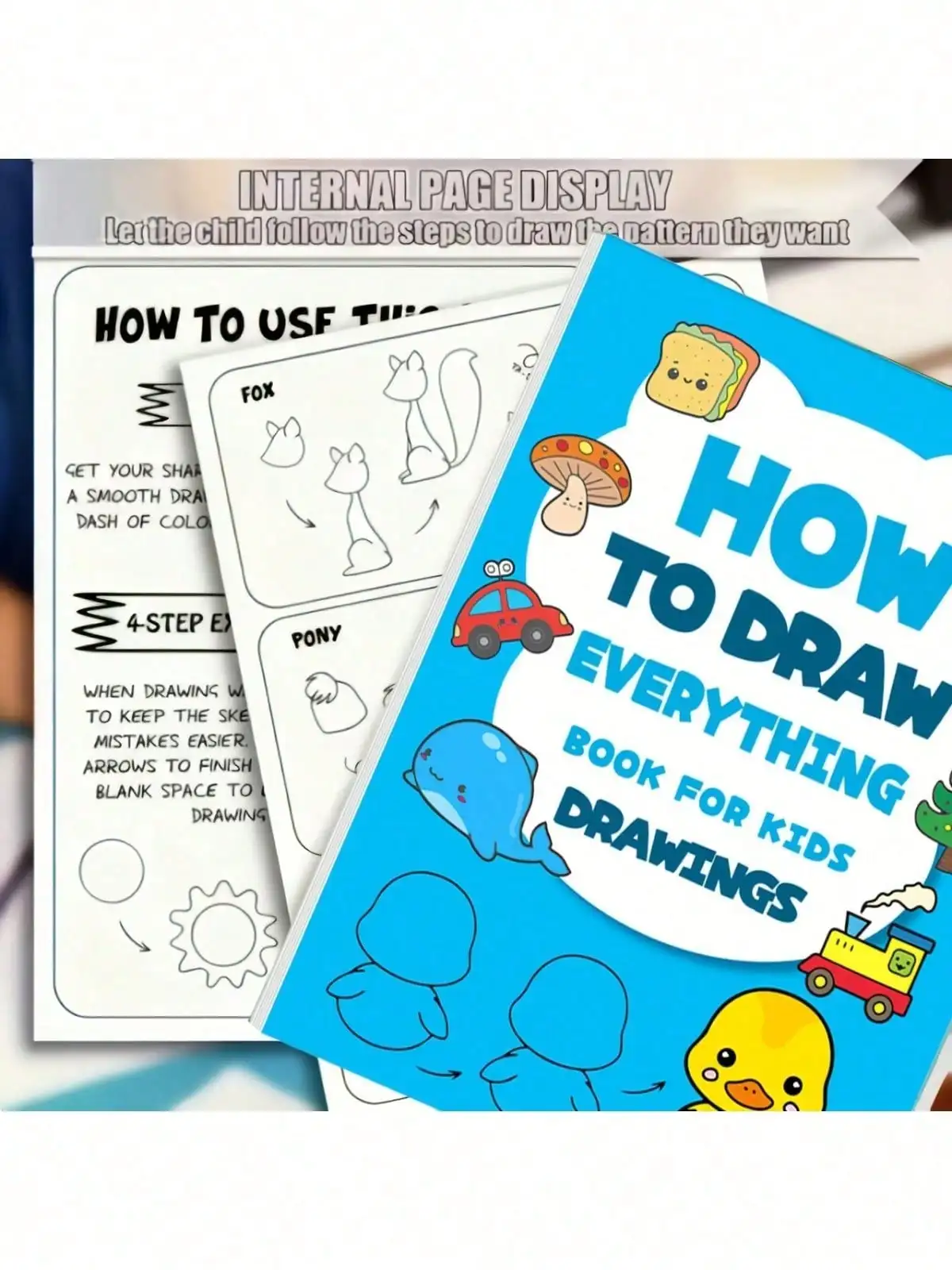 

1pc32pages200+Creative Drawing Steps-Educational Art Book Gift for Aspiring Artists Fundamentals of Art:An Introductory Textbook