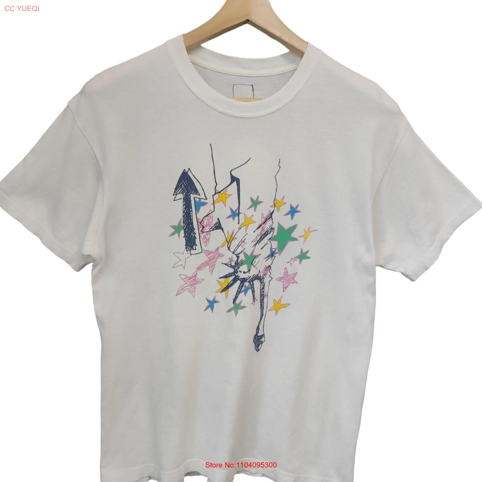 Vintage 2001 DAVH Undercover Jun Takahashi Autumn statue liberty grafitti japan takahasi T Shirt Medium made in