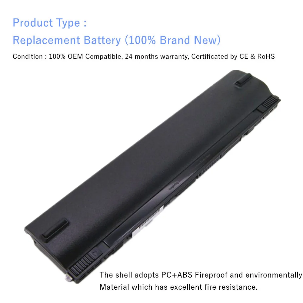 Laptop Battery A31-1025 A32-1025 For Asus For Eee PC 1025 1025C 1025CE 1225 1225B 1225C R052 R052C R052CE