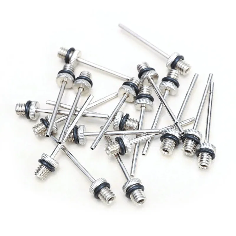 Universal Stainless Steel Air Pump Needles 5/10/20Pcs Sports Ball Inflating Valve Adapter Pins
