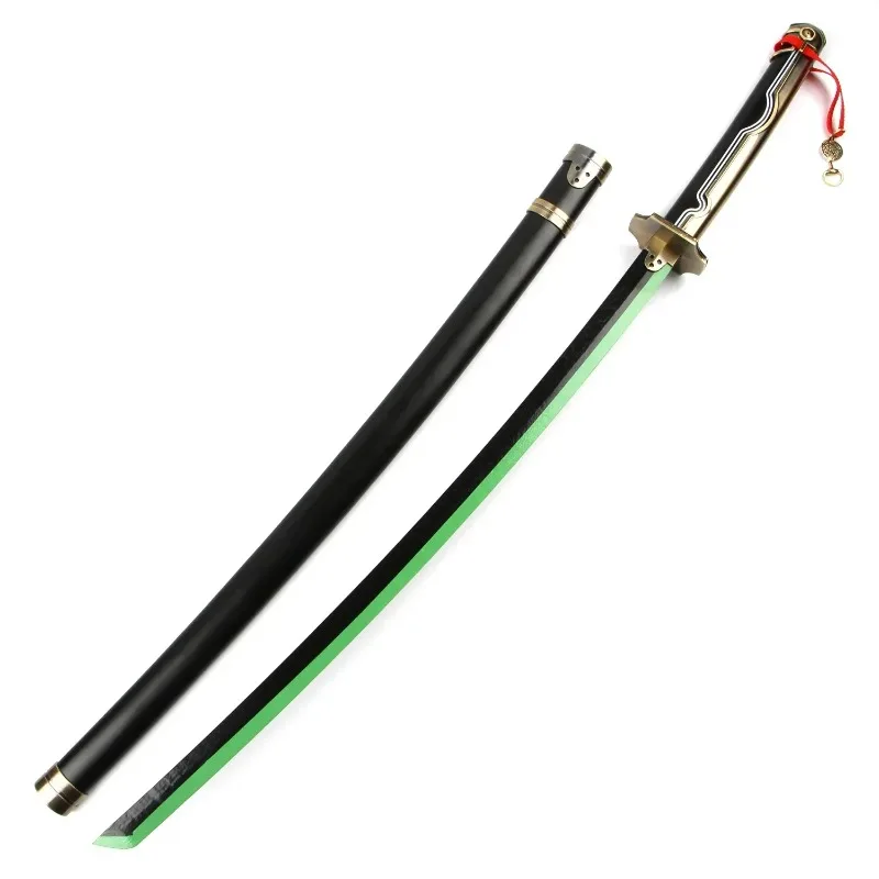 100cm Cosplay Seraph of The End Yuichiro Hyakuya Wooden Sword Model Anime Katana Black Demon Asuramaru Costume Props