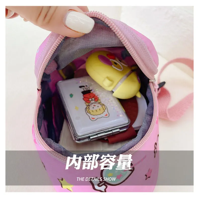 Sanrio Hello Kitty Chest Bag Cinnamoroll Kuromi Children Cute Coin Purse Shoulder Bag Boy Girl Cross Body Fashion Messenger Bag